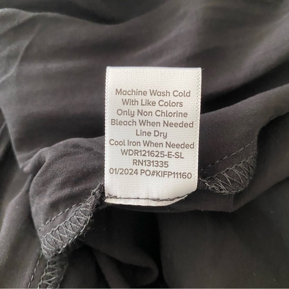 NWT Evereve Avaline Skort Romper Small Navy White Geometric Print Wrap Tie - Picture 16 of 16